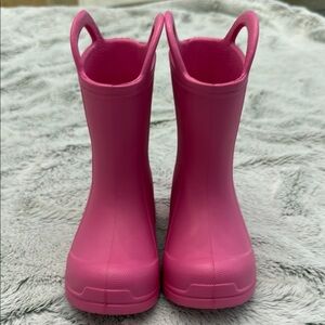 BearPaw Pink Rain & Snow Boots Waterproof Mid-Calf